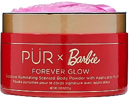Пудра для лица и тела ароматизированная - Pur X Barbie Forever Glow Signature Illuminating Scented Body Powder — фото N3