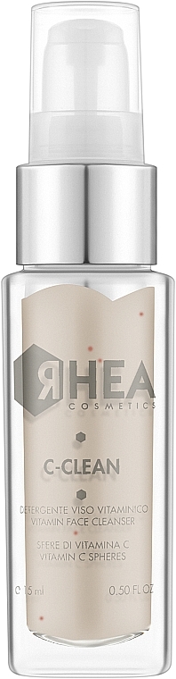 Очищувальне молочко з вітаміном С для обличчя - Rhea Cosmetics C-Clean (міні)
