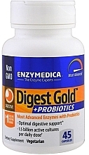 Пищевая добавка "Ферменты для пищеварения + пробиотики" - Enzymedica Digest Gold + Probiotics — фото N1