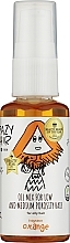 Микс масел для смазывания волос средней и низкой пористости "Апельсин" - HiSkin Crazy Hair Orange Oil Mix For Low & Medium Porosity (мини) — фото N1