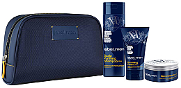 Духи, Парфюмерия, косметика Набор - Label.m Men Grooming Kit (sham/250ml + h/cream/100ml + h/paste/50ml + bag)