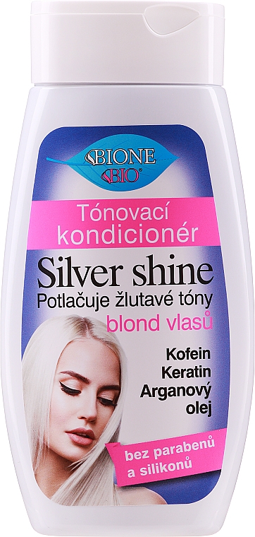 Кондиционер для светлых волос - Bione Cosmetics Bio Silver Shine Conditioner — фото N1