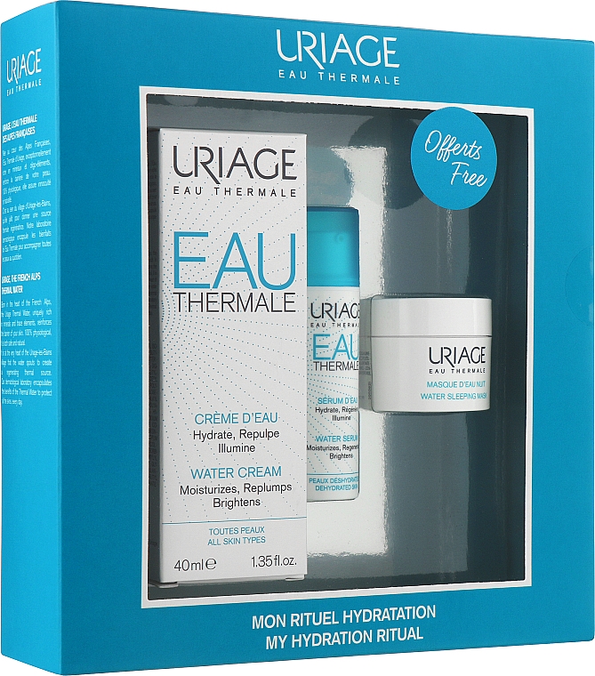 Набор - Uriage Eau Thermale (cr/40 ml + ser/10 ml + mask/15 ml)