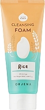 Очищувальна пінка для обличчя з рисом - Orjena Cleansing Foam Rice — фото N1