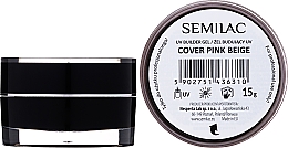 Духи, Парфюмерия, косметика Строительный гель для наращивания ногтей - Semilac UV Builder Gel Cover
