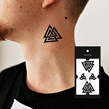 Тимчасове тату "Три трикутники" - Tattooshka — фото N4