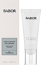 Сыворотка для кожи вокруг глаз - Bababor Instant Fresh & Smooth Eye Serum — фото N2