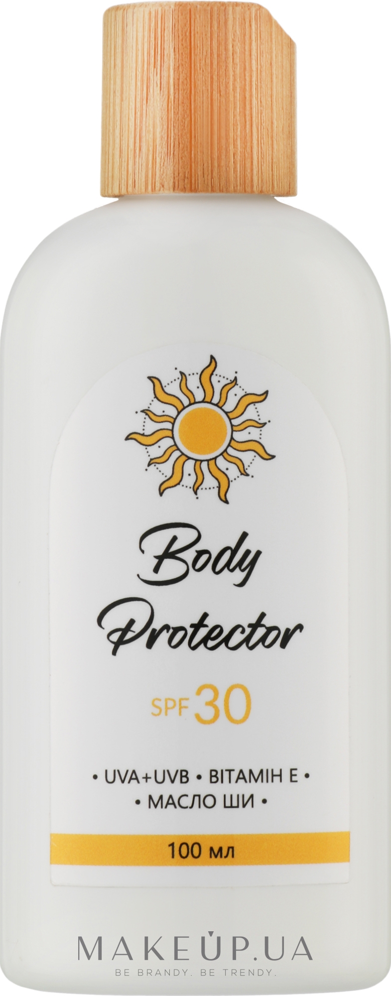Зволожувальний сонцезахисний лосьйон для тіла - Lunnitsa Body Protector SPF 30 — фото 100ml