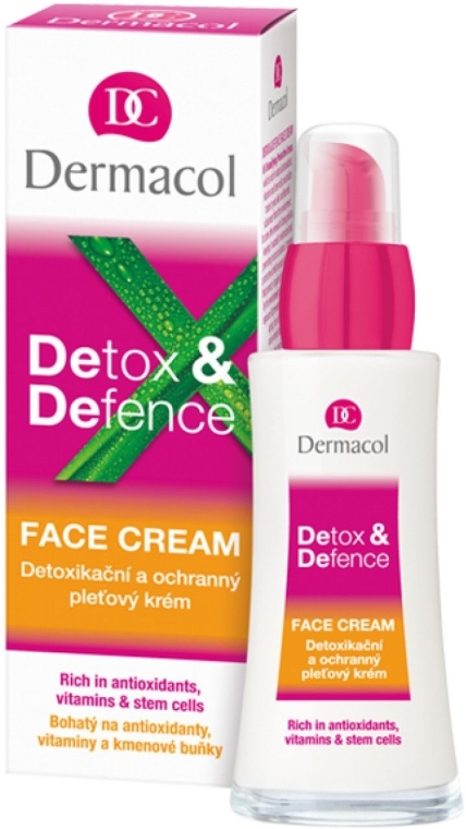 Детоксикуючий і захисний крем для обличчя - Dermacol Detox&Defence Face Cream