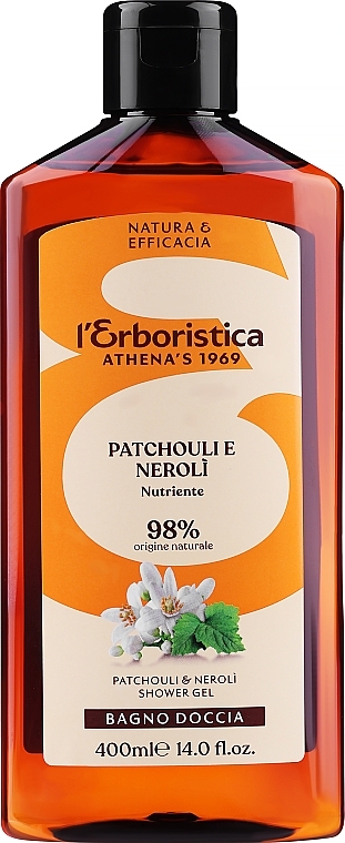 Гель для душу - Athena's Erboristica Shower Gel With Patchouli & Neroli — фото N1