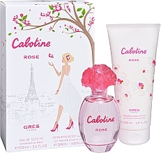 Духи, Парфюмерия, косметика Gres Cabotine Rose - Набор (edt/100ml + b/lot/200ml)