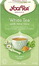 Парфумерія, косметика Органічний білий чай з алое вера - Yogi Tea White Tea with Aloe Vera