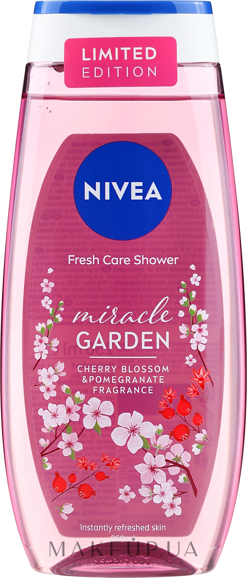 Гель для душу "Квіти сакури" - NIVEA Miracle Garden Cherry Blossom — фото 250ml