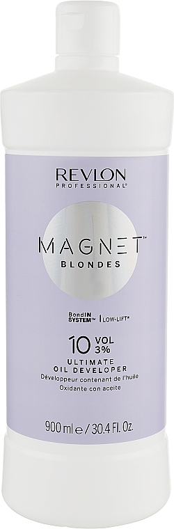 Крем-пероксид з додаванням олії 10 Vol. 3% - Revlon Professional Magnet Blondes Ultimate Oil Developer — фото N1