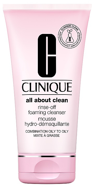 Мус очищуючий для нормальної шкіри - Clinique Rinse-Off Foaming Cleanser