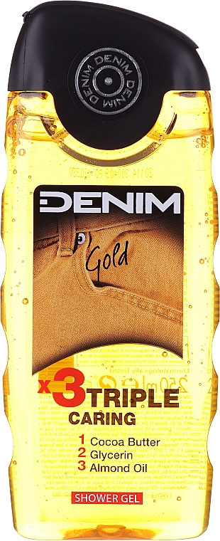 Denim Gold - Набор (s/g/250ml + deo/150ml) — фото N3