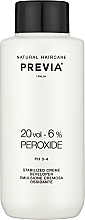 Окислитель к краске для волос - Previa Creme Peroxide 20 Vol 6% — фото N1