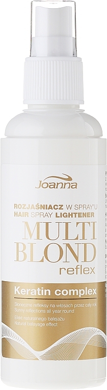 УЦІНКА Спрей для освітлення волосся - Joanna Multi Spray Blond * — фото N4