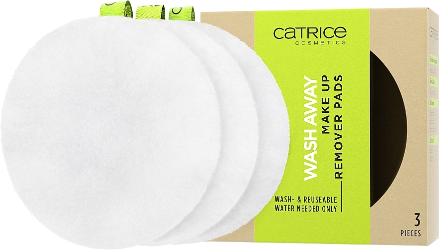 Спонжі для зняття макіяжу - Catrice Wash Away Make Up Remover Pads — фото N1