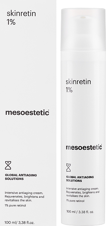 Антивіковий крем для обличчя з 1% чистим ретинолом - Mesoestetic Skinretin 1% Intensive Antiaging Cream