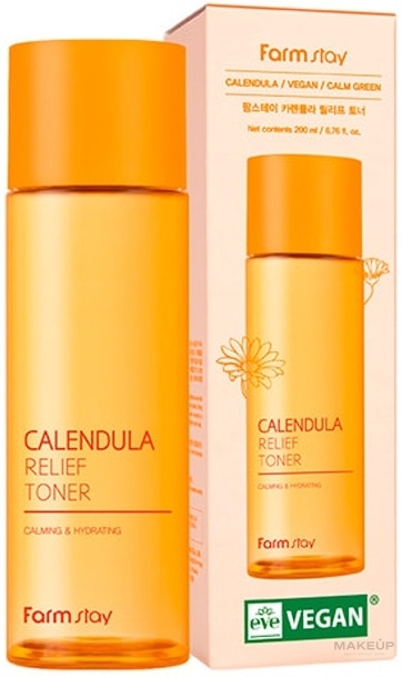 Тонер для лица с календулой - Farmstay Calendula Relief Toner — фото 200ml