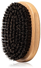 Дерев'яна щітка для бороди - Angry Beards Beard Brush Gentler — фото N1