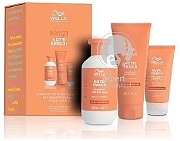 Духи, Парфюмерия, косметика Набор - Wella Professionals Invigo Nutr-Enrich Kit (shampoo/250ml + h/cond/200ml + mask/75ml)