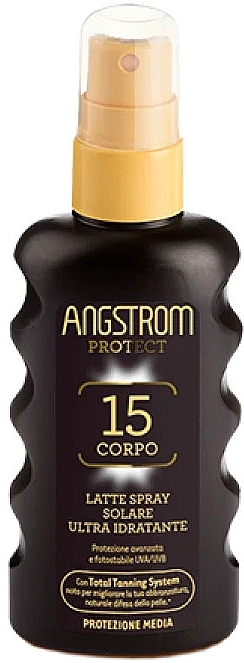 Сонцезахисний спрей для тіла - Angstrom Protect Sun Milk Spray SPF15 — фото N1