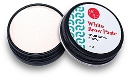 Біла паста для моделювання контуру брів - Miss Claire MC Profline White Brow Paste — фото N1