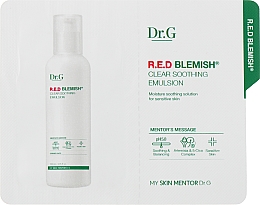 Духи, Парфюмерия, косметика Успокаивающая эмульсия - Dr.G R.E.D Blemish Clear Soothing Emulsion (пробник)