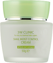 Набор - 3W Clinic Snail Moist Control Skin Care (f/cream/50ml + emulsion/150ml + emulsion/30ml + f/toner/150ml + toner/30ml) — фото N6