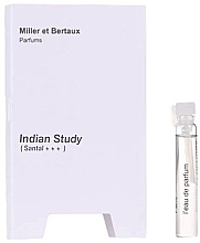 Духи, Парфюмерия, косметика Miller et Bertaux Indian Study/Santal +++ - Парфюмированная вода (пробник)