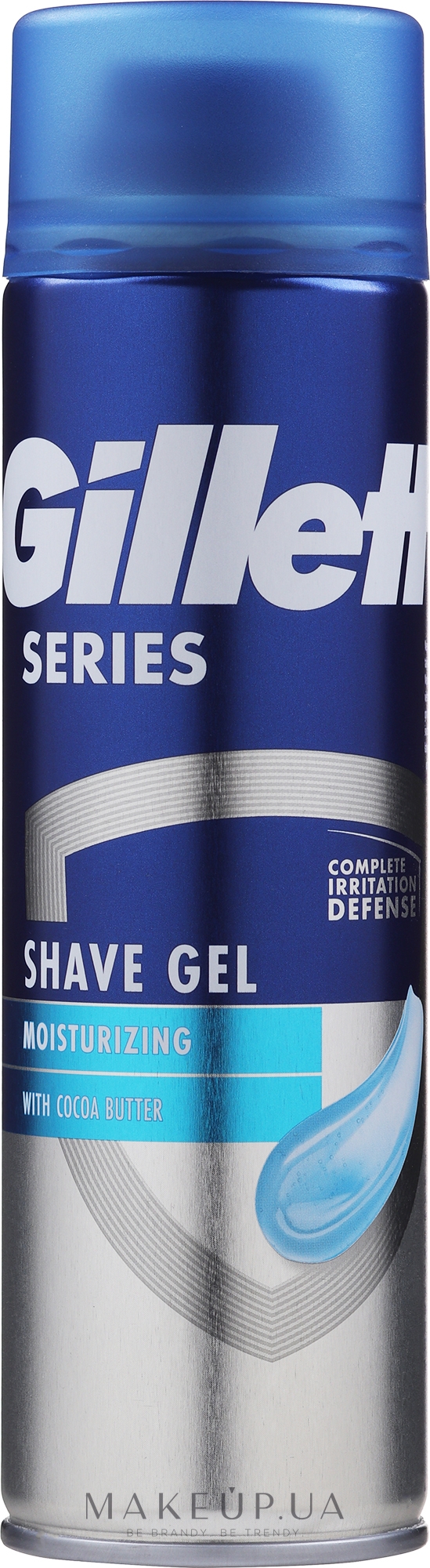 Гель для бритья "Увлажняющий" - Gillette Series Moisturizing Shave Gel For Men — фото 200ml