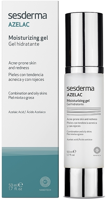 Увлажняющий гель для лица - SesDerma Laboratories Azelac Moisturizing Gel