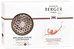 Парфумерія, косметика Maison Berger Exquisite Sparkle - Набір (car/diff/1pcs + refill/1pcs)