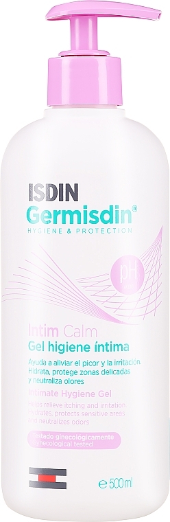 Гель для інтимної гігієни, зволожувальний - Isdin Germisdin Intim Intimate Hygiene Gel — фото N1