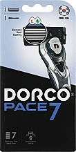 Бритва з 1 змінною касетою - Dorco Pace 7 — фото N1