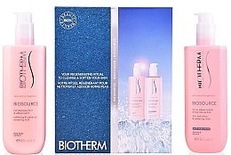 Духи, Парфюмерия, косметика Набор - Biotherm Biosource (face/milk/400ml + face/ton/400ml) 