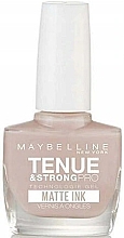 Матовый лак для ногтей - Maybelline Tenue Strong Pro Matte Ink — фото N1