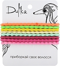Парфумерія, косметика Набір різнобарвних гумок для волосся UH717763, 8 шт - Dulka