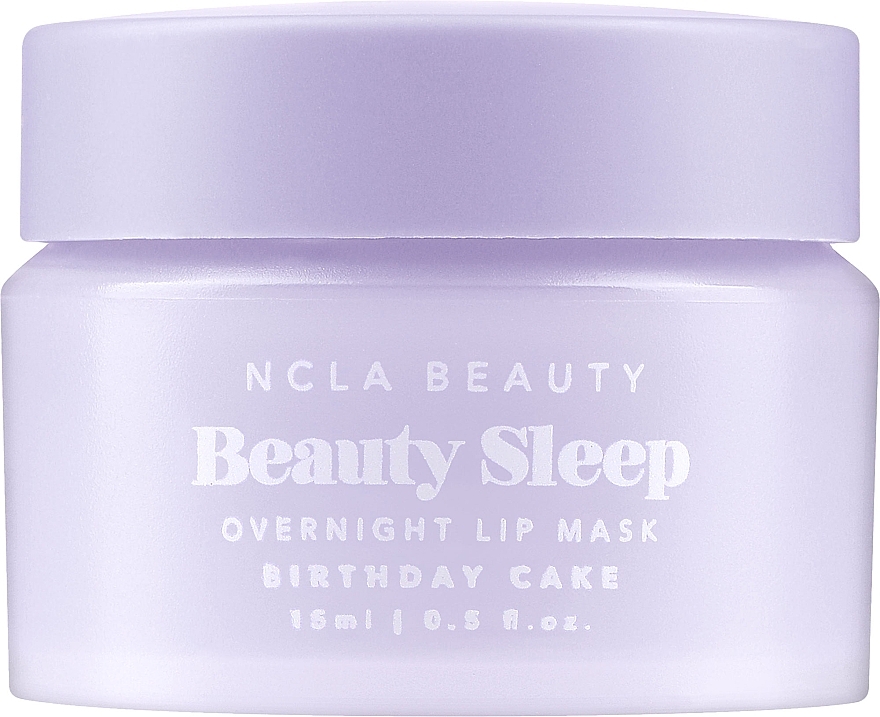 Нічна маска для губ - NCLA Beauty Beauty Sleep Overnight Lip Mask Birthday Cake — фото N1