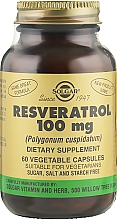 Духи, Парфюмерия, косметика Диетическая добавка - Solgar Resveratrol 100 mg