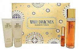 Духи, Парфюмерия, косметика Elizabeth Taylor White Diamonds - Набор (edt/100ml + edt/10ml + b/lot/100ml + sh/gel/100ml)