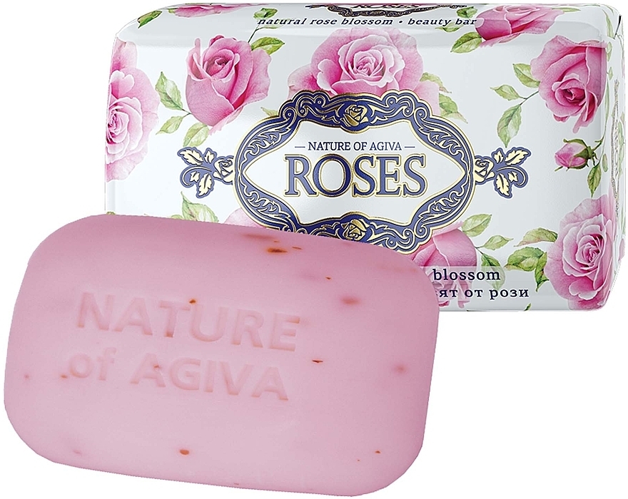 Мыло для рук "Роза" - Nature of Agiva Rose Soap — фото N1