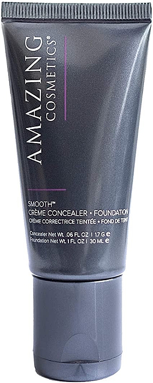 Консилер и тональный крем - Amazing Cosmetics Smooth Creme Concealer Foundation Duo — фото N1