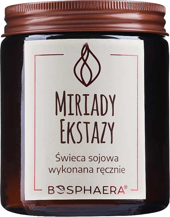 Ароматическая соевая свеча "Мириады экстаза" - Bosphaera — фото N1