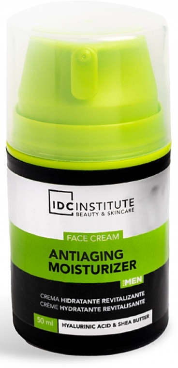 Чоловічий крем для обличчя антивіковий - IDC Institute Antiage & Moisturizer Men Face Cream — фото N1