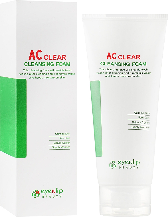 Пінка для проблемної шкіри - Eyenlip AC Clear Cleansing Foam — фото N1
