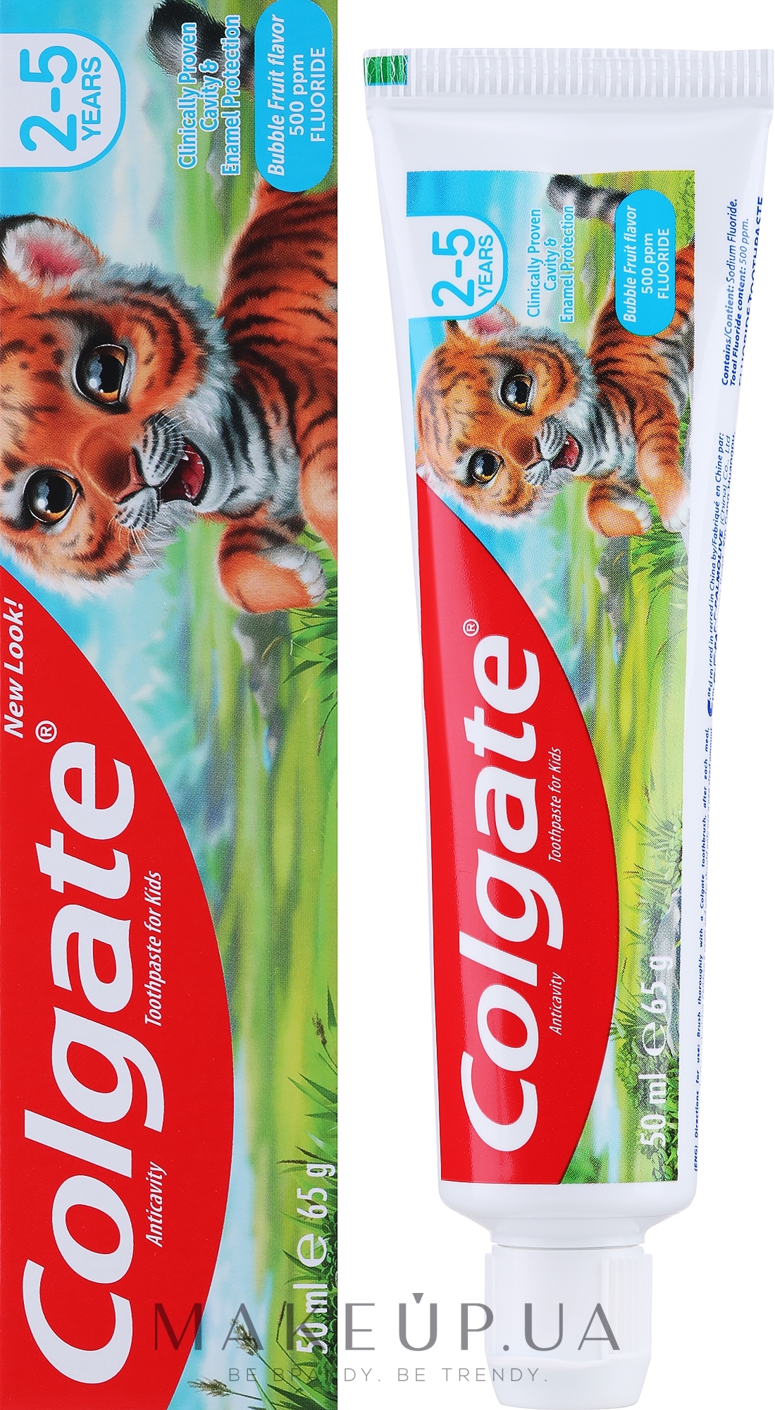 Дитяча зубна паста для дітей 2-5 років - Colgate Toddler Bubble Fruit Anticavity Toothpaste For 2-5 Years Kids — фото 50ml