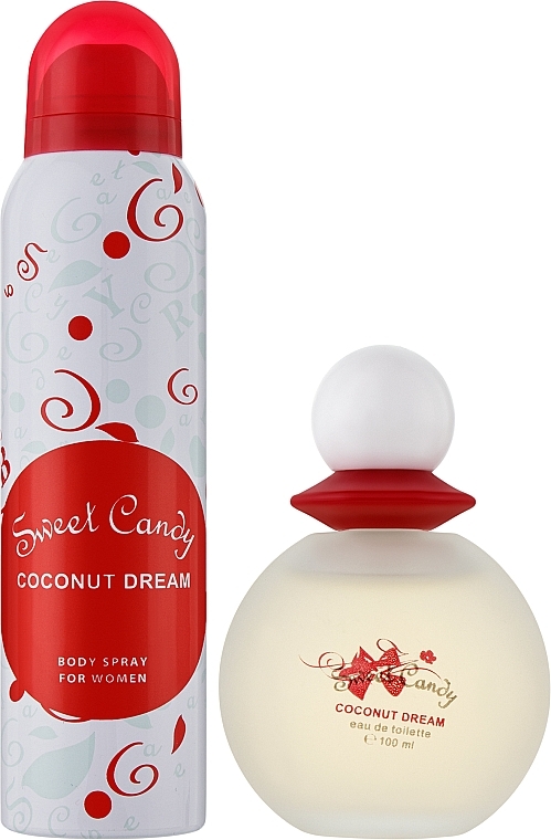 Набір - Jean Mark Sweet Candy Coconut Dream (edt/100ml + deod/150ml) — фото N2